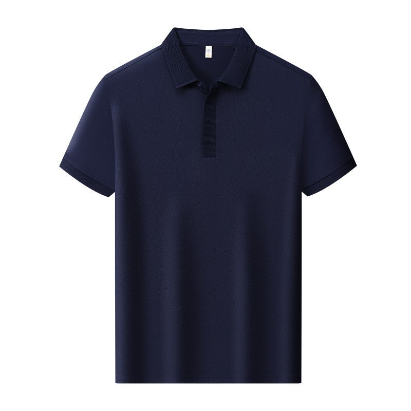 Premium Silk-Blend Polo Shirt for Men & Women – Antibacterial, Hidden Buttons, Lightweight Summer 2025 Style | L11-8318