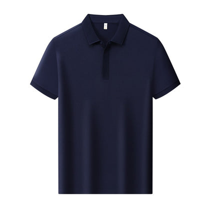 Premium Silk-Blend Polo Shirt for Men & Women – Antibacterial, Hidden Buttons, Lightweight Summer 2025 Style | L11-8318