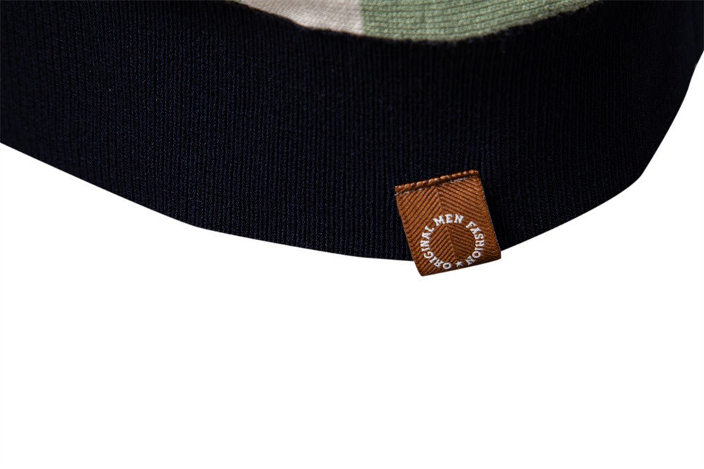 Men's Striped Knit Polo Shirt - 2025 Summer Slim-Fit Urban Casual Top | PSD8021/PSD8028