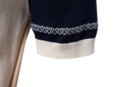 Men's Striped Knit Polo Shirt - 2025 Summer Slim-Fit Urban Casual Top | PSD8021/PSD8028