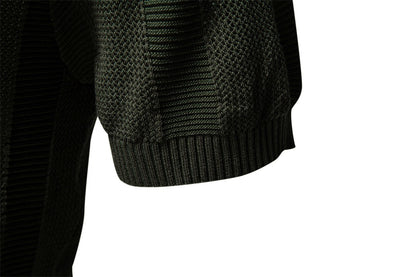 Men's Stripe Knit Polo Shirt with Mesh Panels - 2025 Summer Slim-Fit Streetwear Top | PSD8042