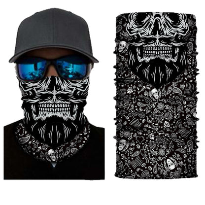 Pack Of 3/6 Men's Neck Warmer Gaiter Face Bandana Headband Mask | S251
