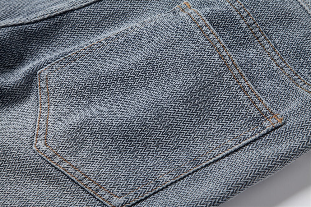 Men's Vintage Straight-Leg Denim Shorts - 2025 Summer Mid-Thigh Casual Jeans Shorts | ST0018