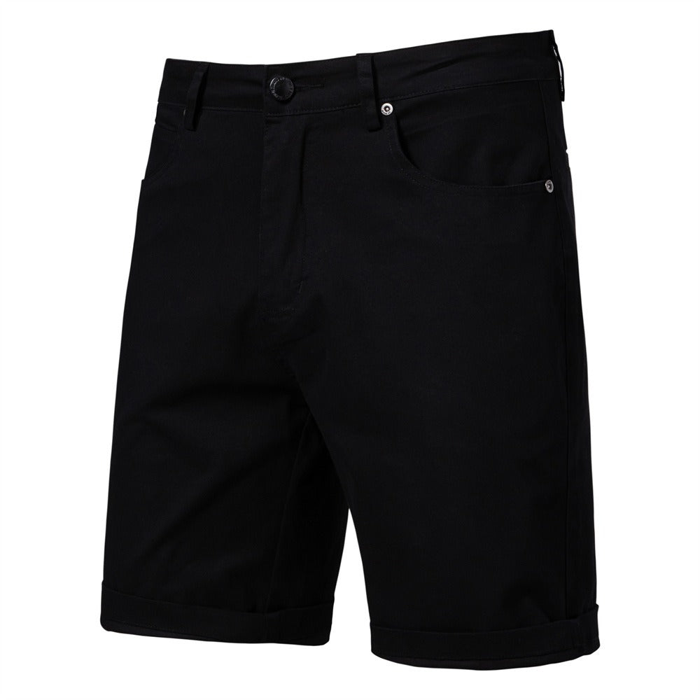 Men's Cotton Casual Cargo Shorts Summer Slim Fit 5-Inch Straight-Leg Short | ST010