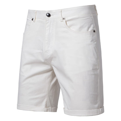 Men's Cotton Casual Cargo Shorts Summer Slim Fit 5-Inch Straight-Leg Short | ST010