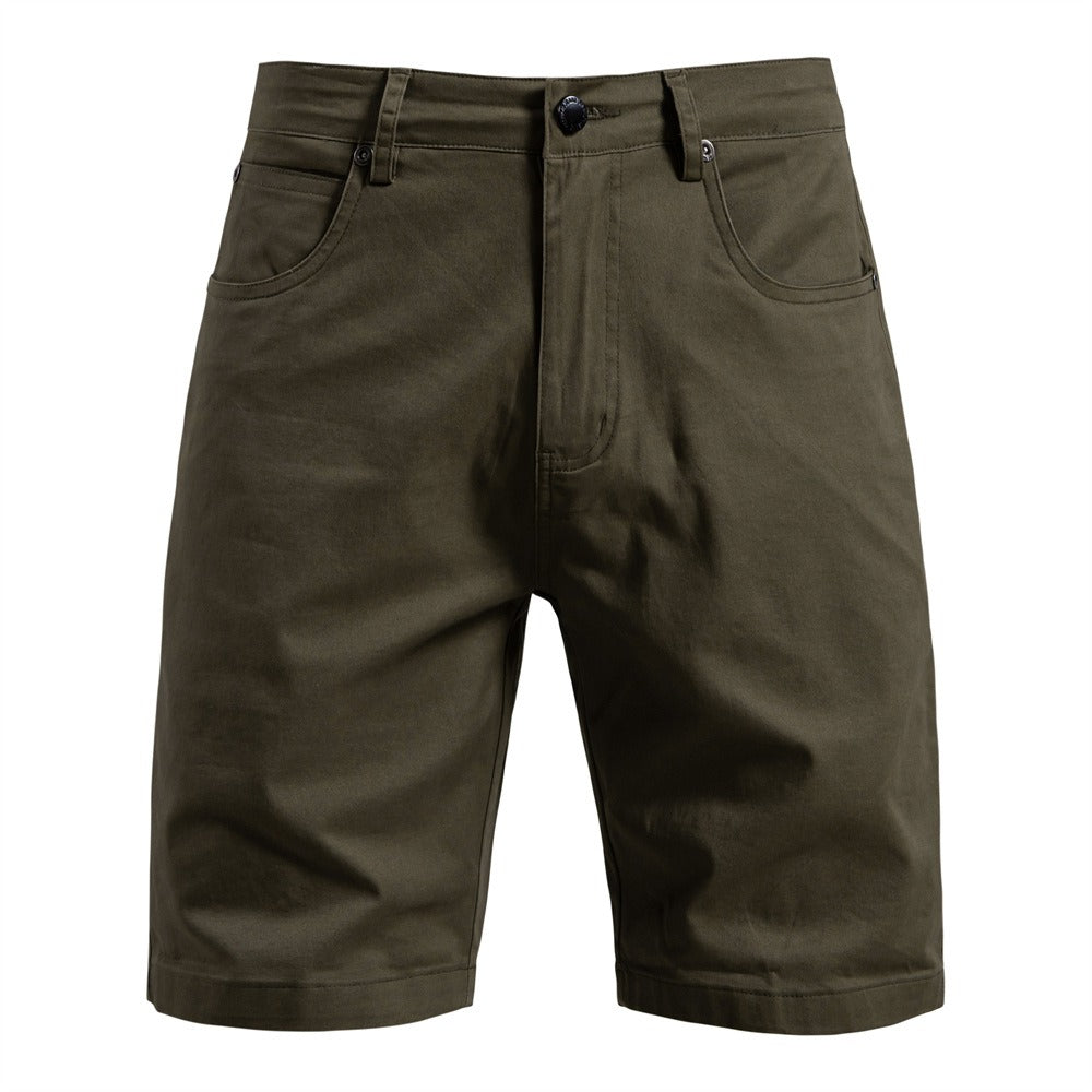Men's Slim-Fit 5-Inch Cargo Shorts – Cotton Casual Summer Shorts (Plus Sizes) | ST019