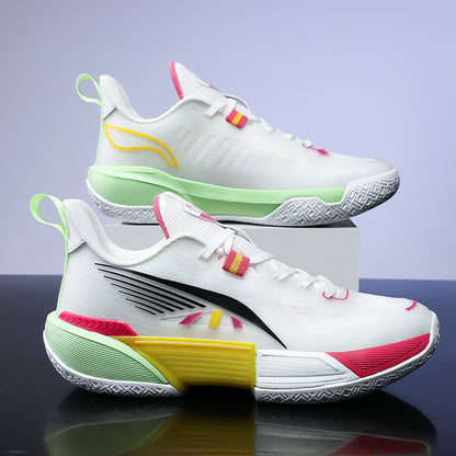 Men's Mesh Basketball Shoes Cushioning Wear-Resistant Professional Sports Sneakers | 8309
