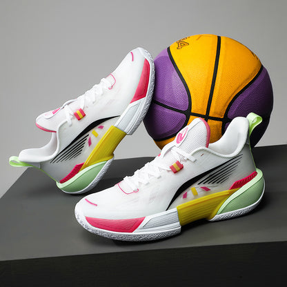 Men's Mesh Basketball Shoes Cushioning Wear-Resistant Professional Sports Sneakers | 8309