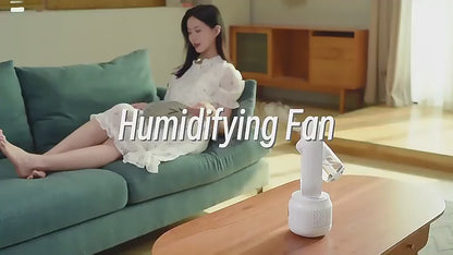 Multi-Functional Leafless Jet Fan Water Spray Vertical Summer Ultrasonic Cooling Humidifier Fan | HX87