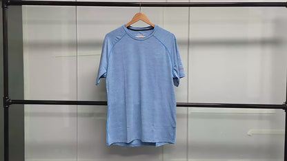 T-shirt de sport à manches courtes pour hommes, séchage rapide, évacuant l'humidité | 6098 