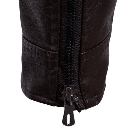 Giacca da uomo in similpelle di alta qualità, vestibilità aderente, elegante blazer | JK12