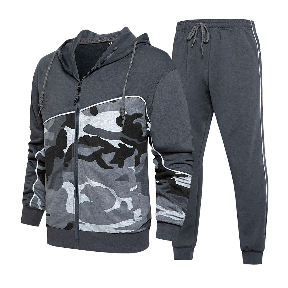 Survêtement à capuche à coupe rapide camouflage de qualité supérieure pour hommes | TZ93 