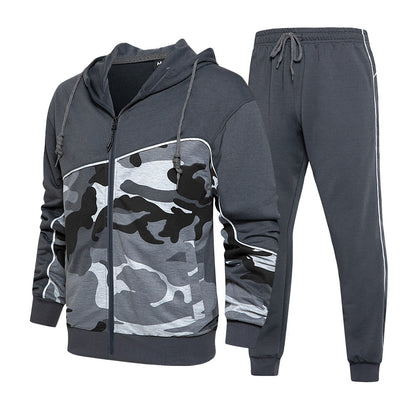 Survêtement à capuche à coupe rapide camouflage de qualité supérieure pour hommes | TZ93 