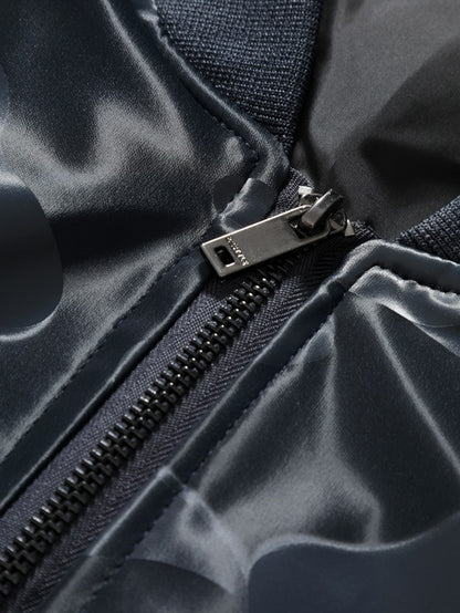 Giacca da uomo in pelle slim fit con asciugatura rapida e mimetica | JK86