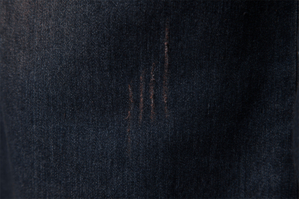 Chemise en jean à manches longues pour homme, coupe slim et décontractée | AX-6003 