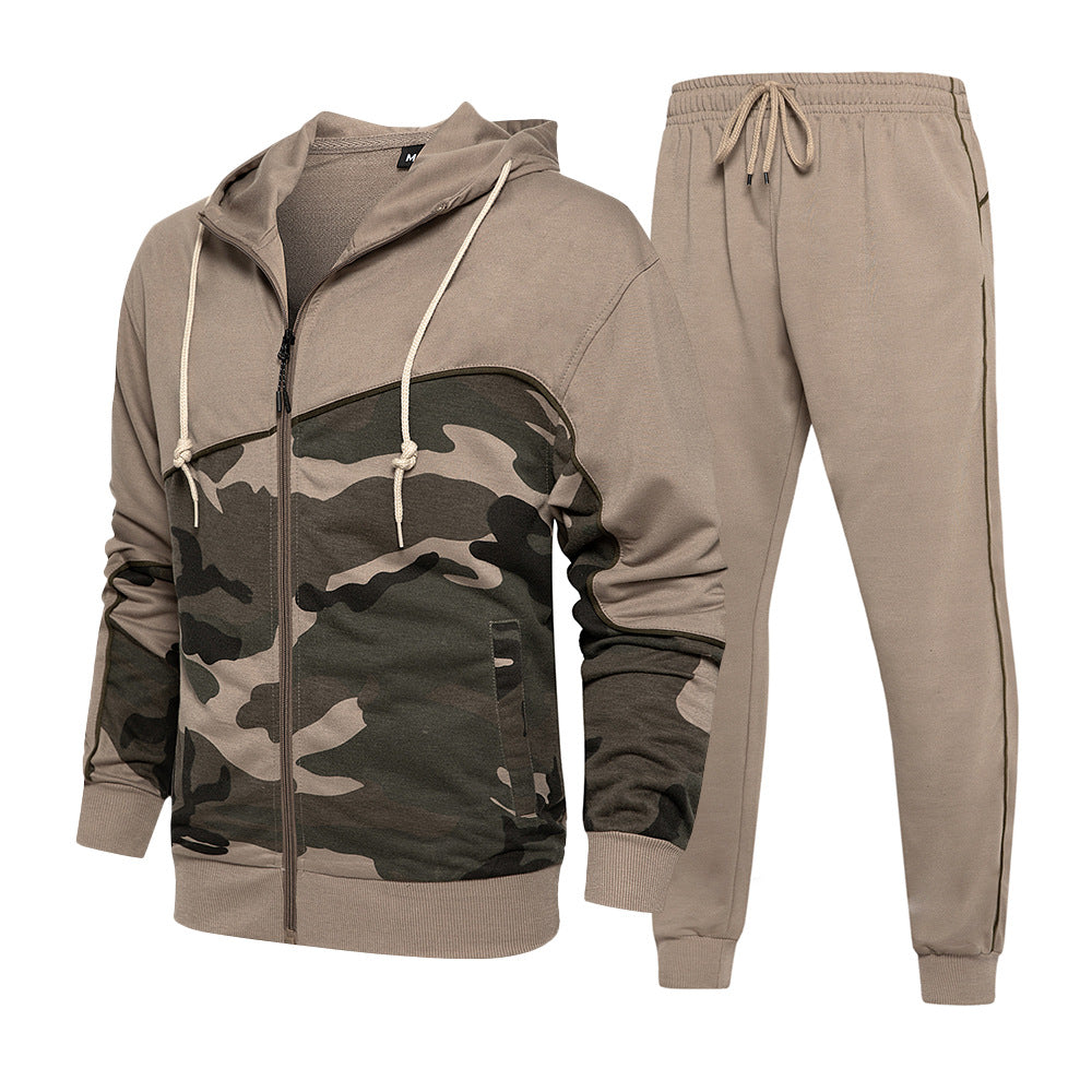 Survêtement à capuche à coupe rapide camouflage de qualité supérieure pour hommes | TZ93 