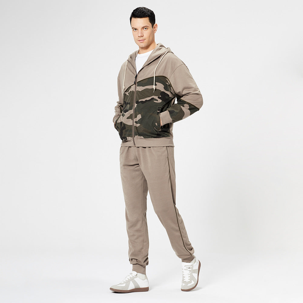 Survêtement à capuche à coupe rapide camouflage de qualité supérieure pour hommes | TZ93 