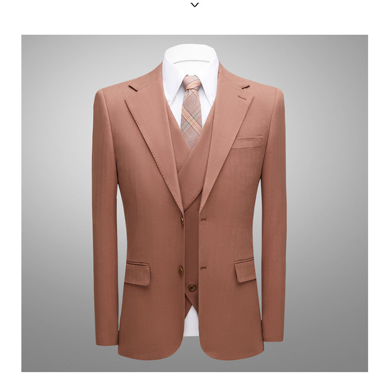 Costume homme 3 pièces Slim Fit Costume de bal Smoking Blazer Robe Affaires Mariage Fête Printemps Automne | 615