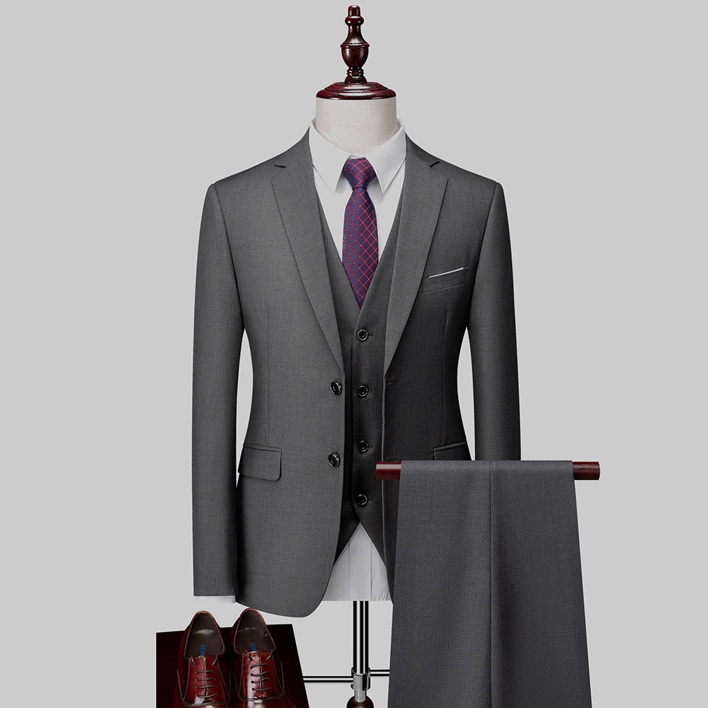 Costume 3 pièces pour homme de qualité supérieure Tuxedo Signature Smart Fit -2901