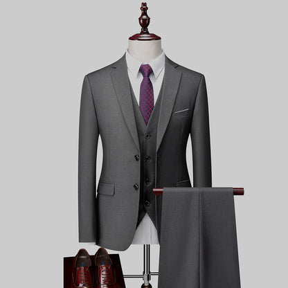 Costume 3 pièces pour homme de qualité supérieure Tuxedo Signature Smart Fit -2901
