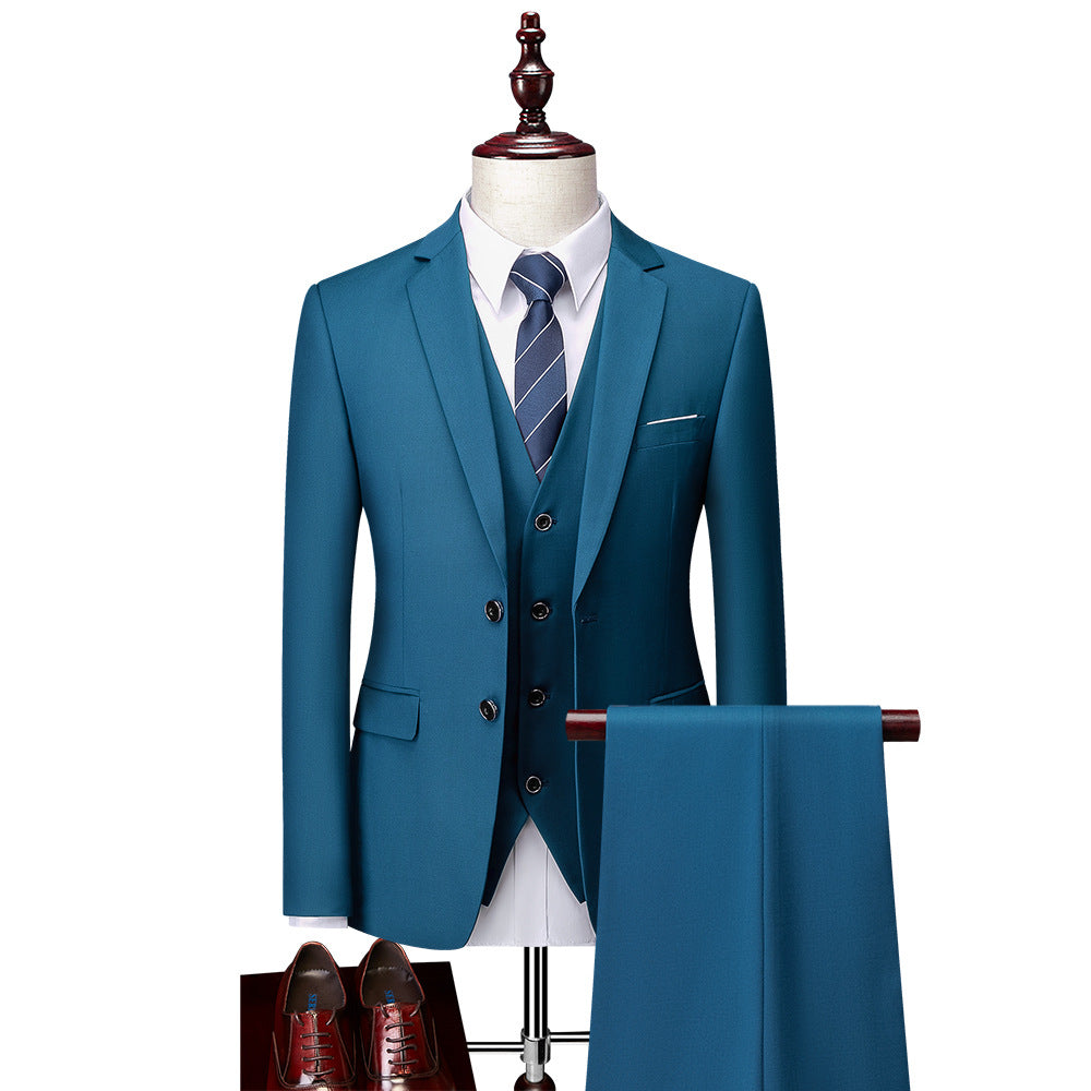 Costume 3 pièces pour homme de qualité supérieure Tuxedo Signature Smart Fit -2901