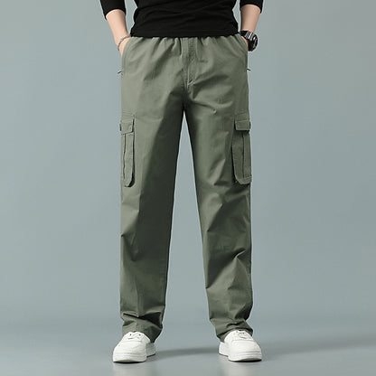 Pantalon cargo décontracté pour homme avec cordon de serrage et pantalon de jogging athlétique pour le sport et l'extérieur | 8588