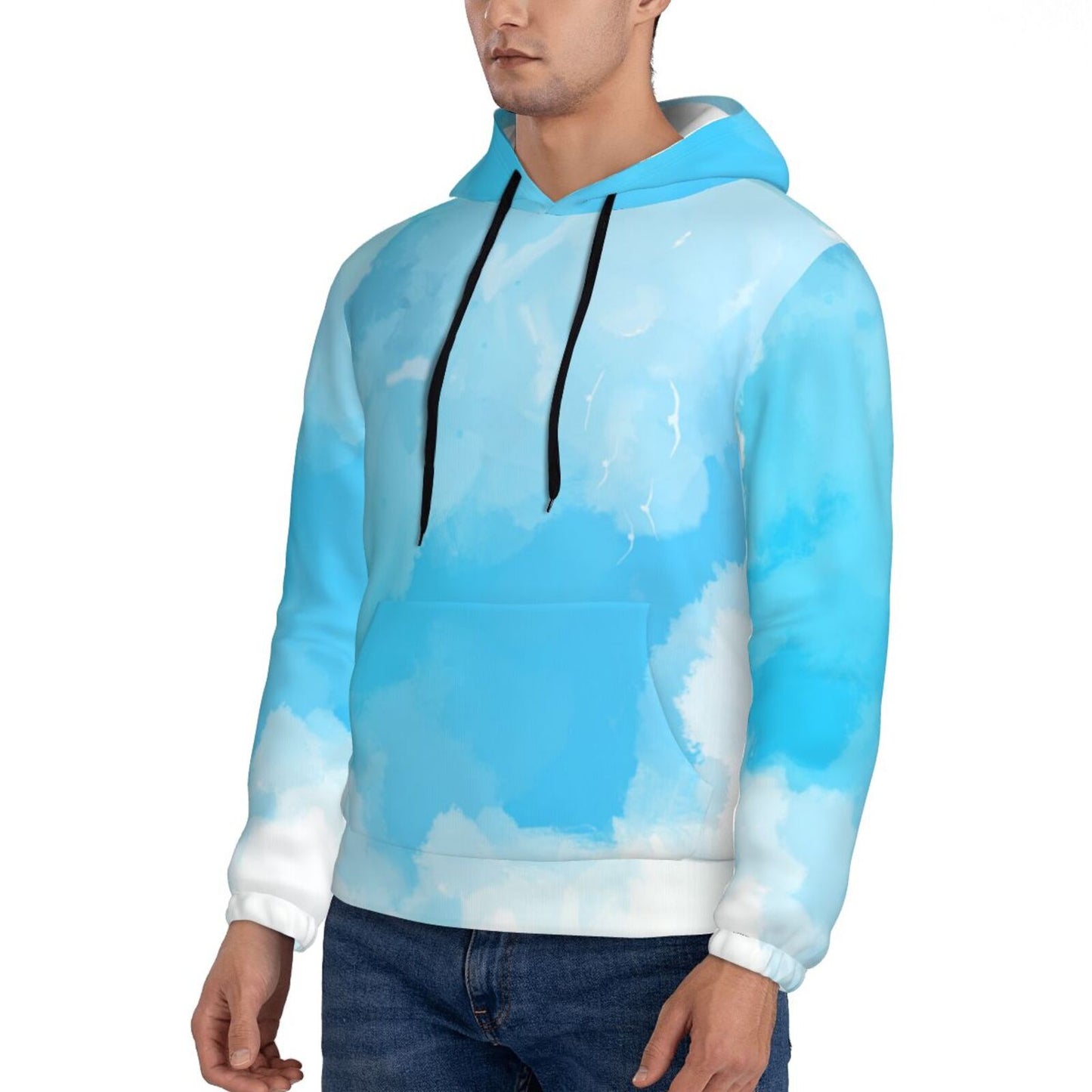 Custom Sky Hoodie pullover Daily Wear Sweatshirts Personalized -10900