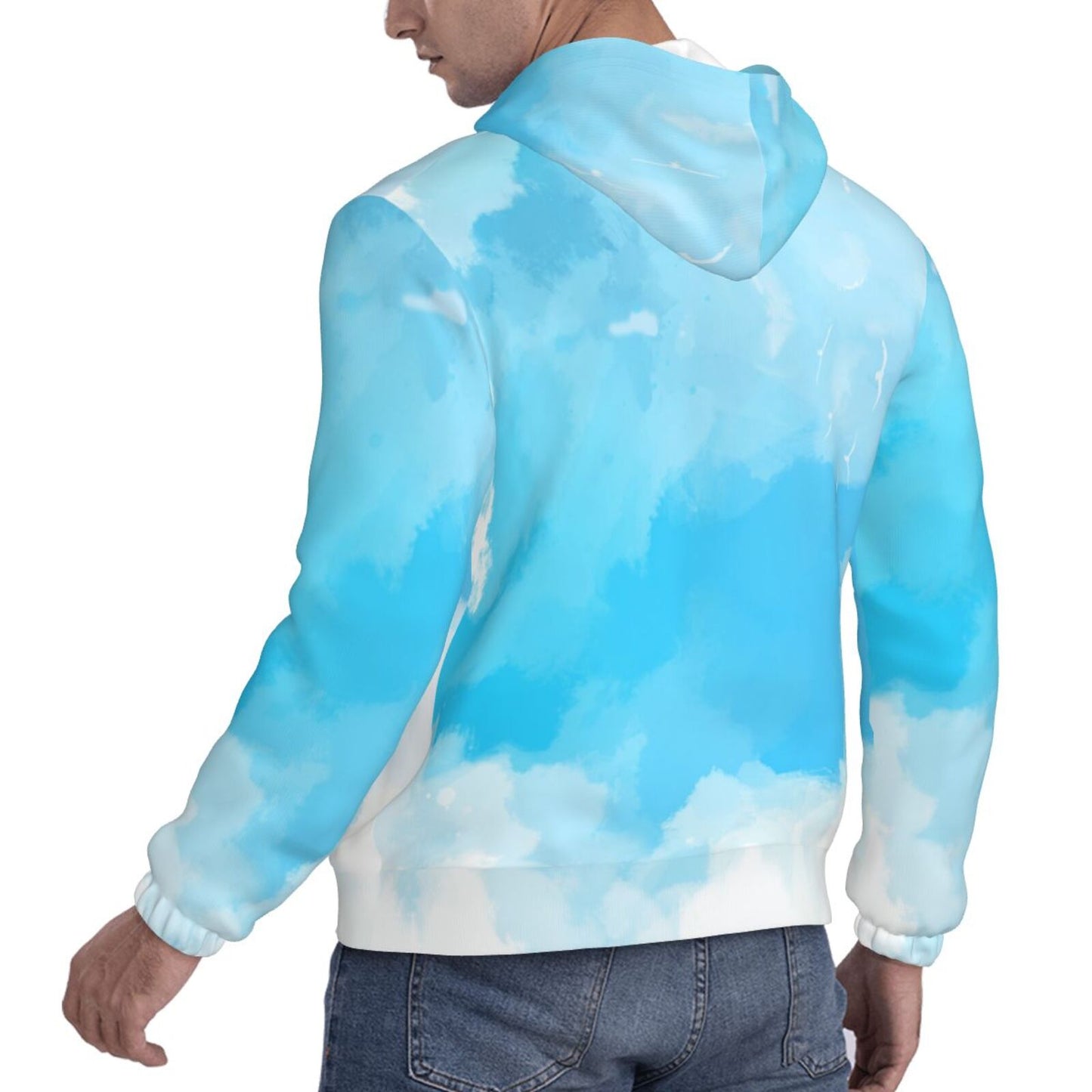 Custom Sky Hoodie pullover Daily Wear Sweatshirts Personalized -10900