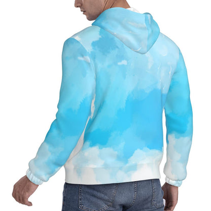 Custom Sky Hoodie pullover Daily Wear Sweatshirts Personalized -10900