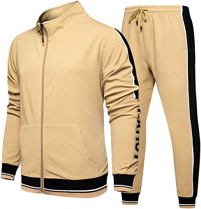 Tuta da jogging da uomo, leggera, a rapida asciugatura, con cerniera intera, primavera-autunno | TZ55