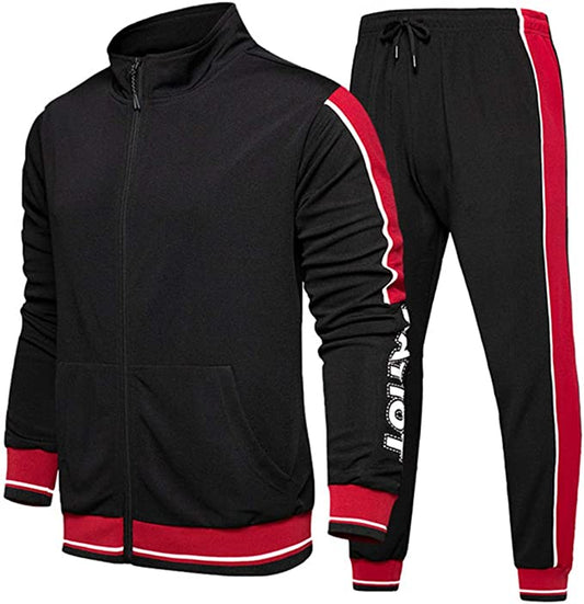 Tuta da jogging da uomo, leggera, a rapida asciugatura, con cerniera intera, primavera-autunno | TZ55