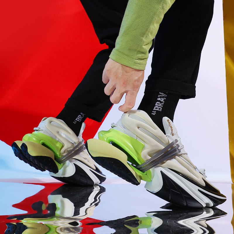 Scarpe da papà unisex stile astronave, alla moda, alla moda, di alta qualità, sportive, da esterno | 8859