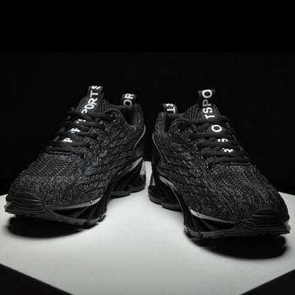 Chaussures de sport confortables en zigzag pour hommes | 9035