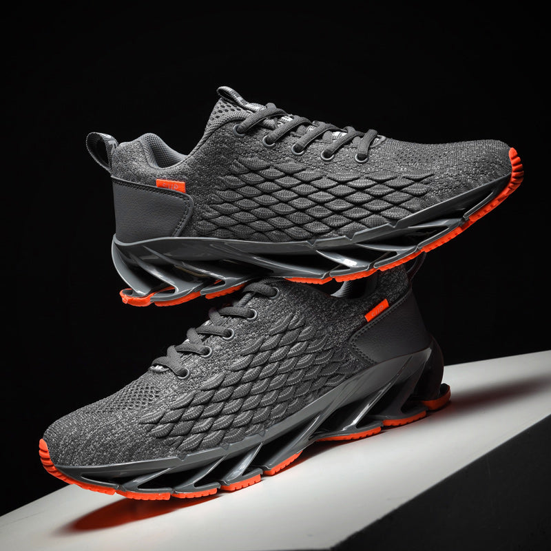 Chaussures de sport confortables en zigzag pour hommes | 9035