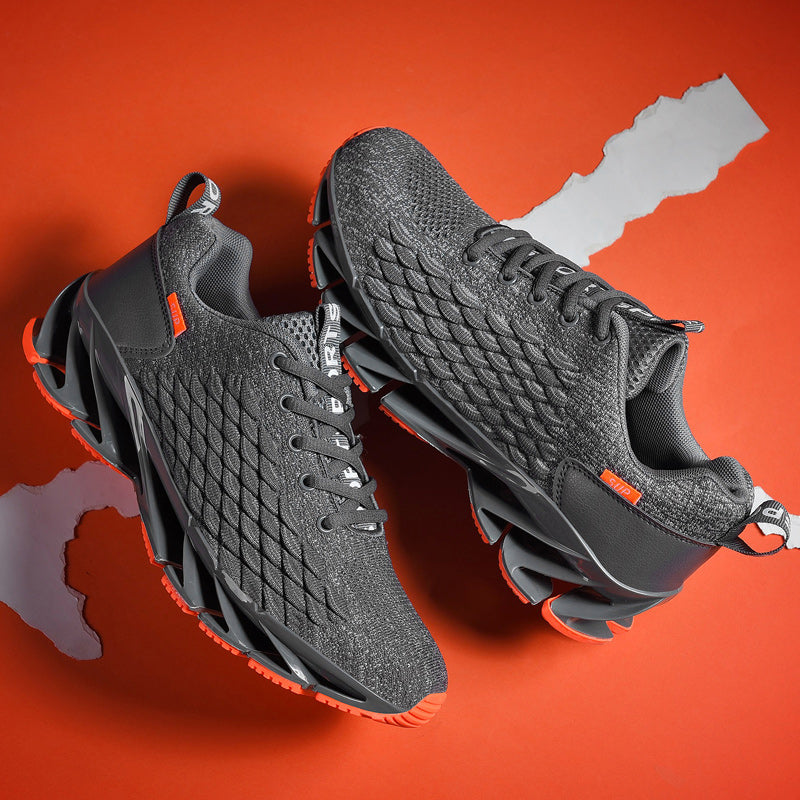 Chaussures de sport confortables en zigzag pour hommes | 9035