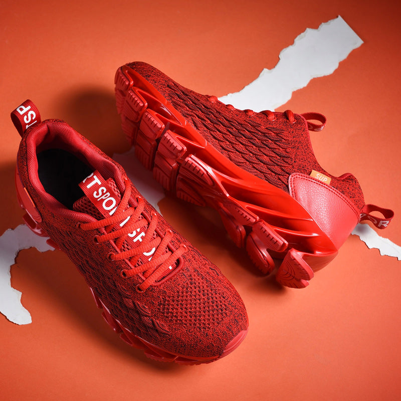 Chaussures de sport confortables en zigzag pour hommes | 9035