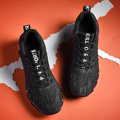 Chaussures de sport confortables en zigzag pour hommes | 9035