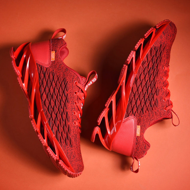 Chaussures de sport confortables en zigzag pour hommes | 9035