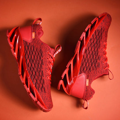 Chaussures de sport confortables en zigzag pour hommes | 9035