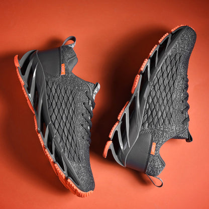 Chaussures de sport confortables en zigzag pour hommes | 9035