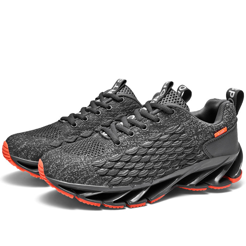 Chaussures de sport confortables en zigzag pour hommes | 9035