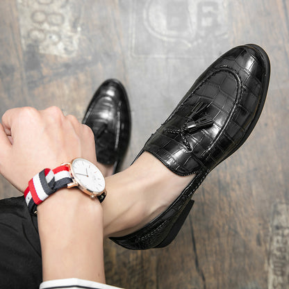 Mocassini morbidi da uomo in stile estivo, scarpe in pelle | 7931 