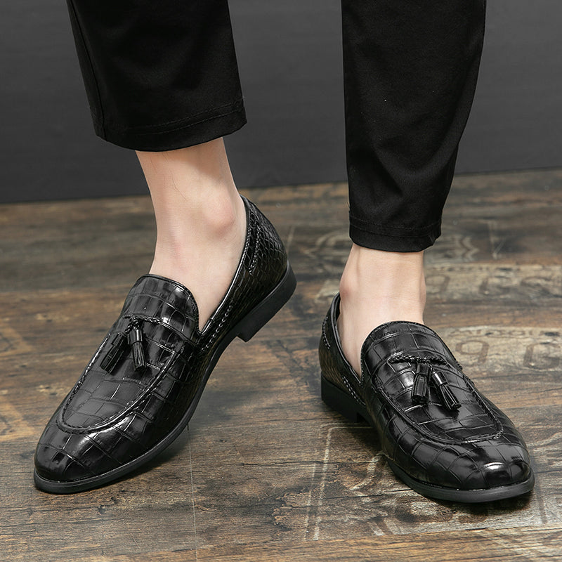 Mocassini morbidi da uomo in stile estivo, scarpe in pelle | 7931 