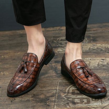 Mocassini morbidi da uomo in stile estivo, scarpe in pelle | 7931 