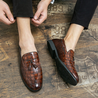 Mocassini morbidi da uomo in stile estivo, scarpe in pelle | 7931 