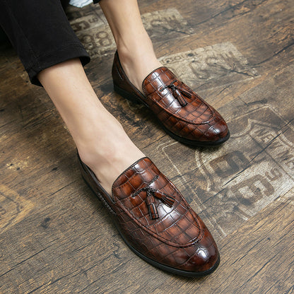 Mocassini morbidi da uomo in stile estivo, scarpe in pelle | 7931 