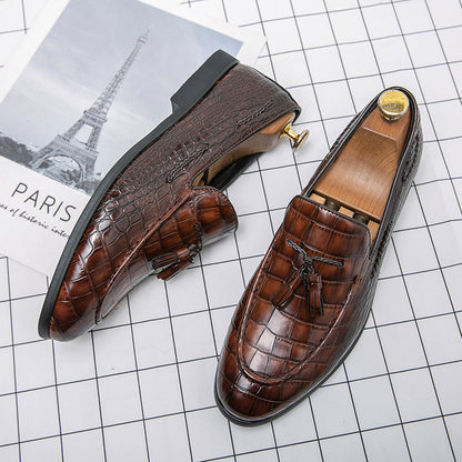 Mocassini morbidi da uomo in stile estivo, scarpe in pelle | 7931 