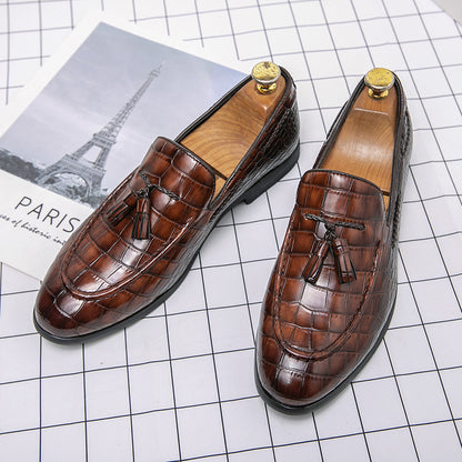 Mocassini morbidi da uomo in stile estivo, scarpe in pelle | 7931 