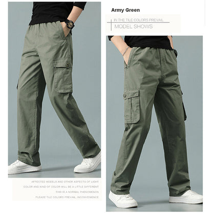 Pantalon cargo décontracté pour homme avec cordon de serrage et pantalon de jogging athlétique pour le sport et l'extérieur | 8588