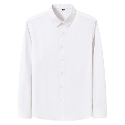 Camicie eleganti da uomo in modal, a maniche lunghe, elasticizzate, formali | C2080 